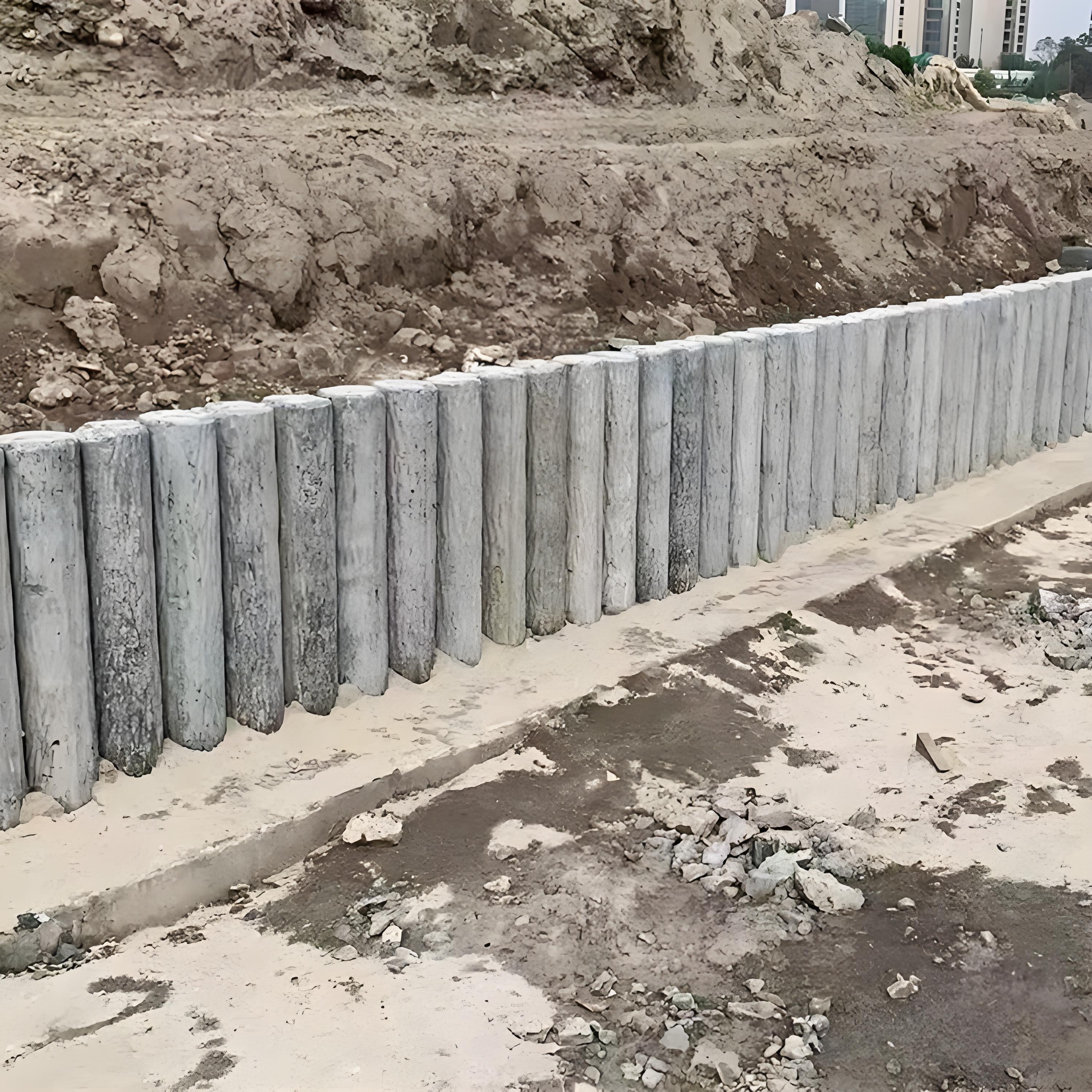 水泥樁批發(fā)廠家泓樺錦嘉 - 打水泥樁的樁間距最小可以是多少？?